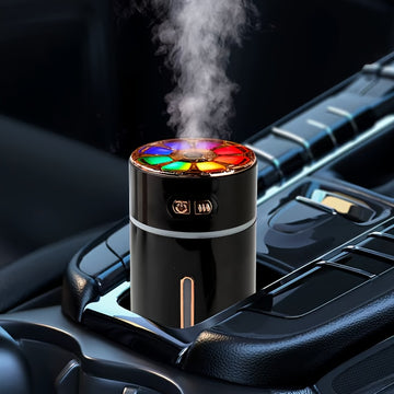 300ml Portable Car Air Diffuser – USB Ultrasonic Cool Mist Humidifier for Vehicle, Home & Office | Clarnex