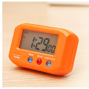 Mini Electronic Alarm Clock – Compact Digital Travel Clock with Battery Power & Clear Display | Clarnex