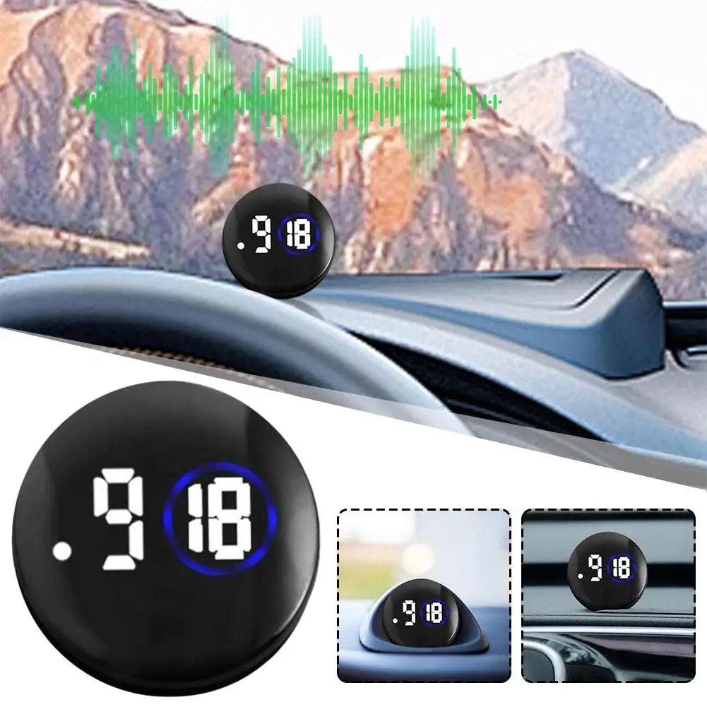 Mini Car Dashboard Clock – Universal Analog Quartz Stick-On Auto Clock for Vehicle, Home & Office | Clarnex