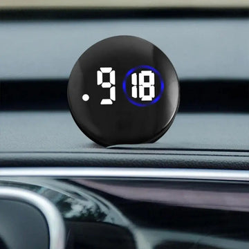 Mini Car Dashboard Clock – Universal Analog Quartz Stick-On Auto Clock for Vehicle, Home & Office | Clarnex