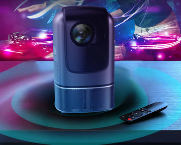 Native 1080p Android Smart Projector – Portable Full HD Cinematic Home Theater with Built-in Apps & WiFi | Clarnex